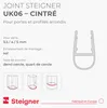 Uszczelka prysznicowa STEIGNER, 80 cm, grubość szkła Podgląd zdjęcia produktu 7
