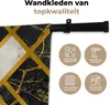 MuchoWow® Wandteppich Wandbehang Marmor - Gold - Muster Produktbild-Vorschau 3