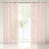 Gardine EFIL rosa 140x250 cm  Ösen Ösenvorhang Produktbild-Vorschau 2