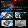 Extralink 12V 9Ah AGM Batterie wartungsfrei langlebiger Produktbild-Vorschau 4