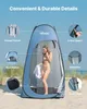 VEVOR Pop Up Duschzelt (1219 x 1219 x 2134 mm) Wasserfestes Produktbild-Vorschau 5
