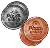 4x Pizzateller rot & schwarz Ø31cm 4 Personen XL-Teller Produktbild-Vorschau 2