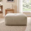 Puf tapizado en color beige, modular, ideal para salones. Vista previa de la imagen del producto 7