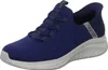 A single blue Skechers slip-on shoe is shown against a white background. Produktbild-Vorschau