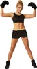 A woman in a boxing costume posing. Produktbild-Vorschau