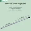 Qualitäts Roßhaarbesen 30cm Breit mit Teleskopstiel Produktbild-Vorschau 6