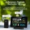 Wetterstation Funk mit Außensensor, Farbdisplay, Produktbild-Vorschau 3