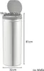 SVITA Sensor-Mülleimer 50L Edelstahl Mülleimer mit Sensor Produktbild-Vorschau 3