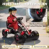 Šlapací motokára pro děti, brzda, protiskluzová kola, věk Náhled obrázku produktu 6