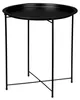 Okrúhly kovový odkladací stolík MESA, Ø 47 cm Náhľad obrázku produktu 1