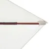 vidaXL Sonnenschirm 200x300 cm Holzmast Cremeweiß Produktbild-Vorschau 3