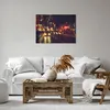 Bild auf Leinwand - Leinwandbild - Stadt Nacht Straße - Produktbild-Vorschau 6