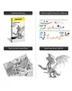 Puzzle 3D Piececool, Dragonul argintiu, Metal, 115 piese Podgląd zdjęcia produktu 4