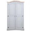 vidaXL Armadio in legno di pino stile Messico 2 porte Anteprima dell’immagine prodotto 10