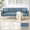 okwish Zweisitzer,Schlafsofa mit 2 beigelegte Produktbild-Vorschau 4