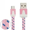 1m USB Daten und Ladekabel Rosa für alle Smartphone und Produktbild-Vorschau 1