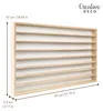 Vitrina horizontal de madera Creative Deco para figuras de Vista previa de la imagen del producto 3