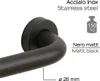 Maniglia per bagno accessibile 20cm nero opaco Anteprima dell’immagine prodotto 2