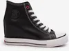 Damen Keilabsatz Sneaker Cross Jeans NN2R4005 Schwarz 39 Produktbild-Vorschau 7