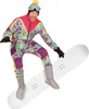 80S Karneval Bunter Anzug Retro Skikostüm Erwachsene Ski Produktbild-Vorschau 1