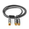Cavo subwoofer Nedis - RCA - 2x RCA maschio - Placcato oro Anteprima dell’immagine prodotto 4
