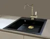 GURARI SQQ100 Einbau Granitspüle, Spüle Retro Schwarz -601 Produktbild-Vorschau 2