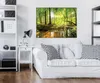 Leinwand Bilder Wald Natur 100x70 cm XXL Landschaft Produktbild-Vorschau 2