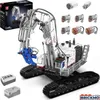 A detailed product shot of a remote-controlled demolition excavator model, with various components and packaging displayed. Anteprima dell’immagine prodotto