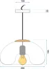 tooLight Pendellampe App322-1Cp Spiegel Glas 1-Lichtquelle Produktbild-Vorschau 9