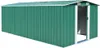 vidaXL Casetta da giardino 257x489x181 cm in metallo verde Anteprima dell’immagine prodotto 16