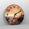 Wanduhr - Rund - Glasuhr - Meer Strand Felsen - 40x40cm - Produktbild-Vorschau 4