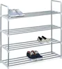 scarpiera relaxdays grigio 90,0 x 31,0 x 93,0 cm Anteprima dell’immagine prodotto 1