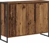 vidaXL Seitenschrank Altholz 96,5 x 30 x 75 cm Produktbild-Vorschau 2