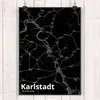 Mr. & Mrs. Panda Bild Karlstadt DIN A2 - Geschenk, Produktbild-Vorschau 2