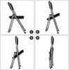 Klappstühle 4er Set,Esszimmerstuhl Stapelstuhl Balkonstuhl Produktbild-Vorschau 5