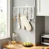 WOLTU Wandgarderobe, mit 8 drehbaren Garderobenhaken, aus Produktbild-Vorschau 2