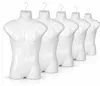 5 x Torso männlich 78 cm – Herrentorso Kunststoff Weiß Produktbild-Vorschau 1