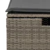 Design 6-tlg. Garten-Sofagarnitur mit Kissen Grau Poly Produktbild-Vorschau 10