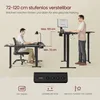 VASAGLE Höhenverstellbarer Schreibtisch, 160 cm, L-förm, Produktbild-Vorschau 4