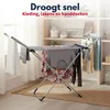 Dirt Devil Elektrisch Droogrek met Verwarming 230W - Staand Productafbeelding-voorbeeld 7