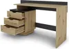 byliving Schreibtisch BELFAST, Artisan Eiche - Anthrazit, Produktbild-Vorschau 5