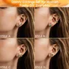 JeweBella 3 Paar Ohrringe Set Silber Gold Damen Mädchen 925 Produktbild-Vorschau 3