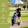 3-Rad-Golf-Push-Cart mit verstellbarem Griff, Produktbild-Vorschau 5