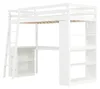 Lit mezzanine pour enfant 90 x 200 cm en pin, aggloméré et Voir les images du produit 10