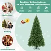 COSTWAY 270cm Albero di Natale artificiale 2132 aghi in Anteprima dell’immagine prodotto 7