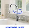 AICA Küchenarmatur mit 2 Wasserauslassmodi ausziehbar Produktbild-Vorschau 4
