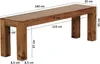 Banc de salle à manger FineBuy 140 cm en bois massif de Voir les images du produit 2