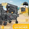 TRESKO® Bollerwagen Pliable avec toit anthracite, Voir les images du produit 6