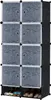 TWOLIIN DIY Regalsystem Kleiderschrank aus Kunststoff Produktbild-Vorschau 1