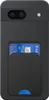 A black phone case with a card slot holding a Visa card. Produktbild-Vorschau